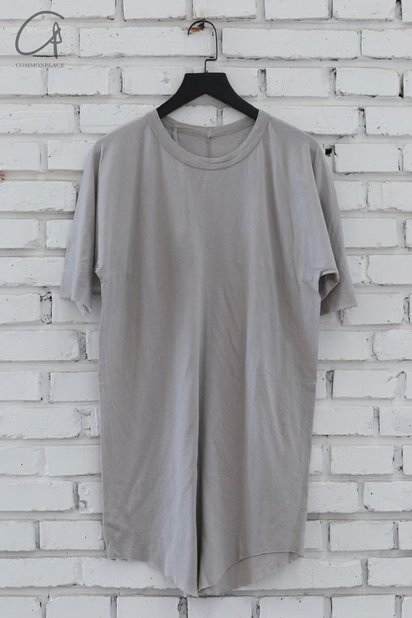 Boris Bidjan Saberi 24 Autumn and Winter Irregular Hem Short Sleeve T-shirt Series TF1-FKN00001-LIGHT GREY
